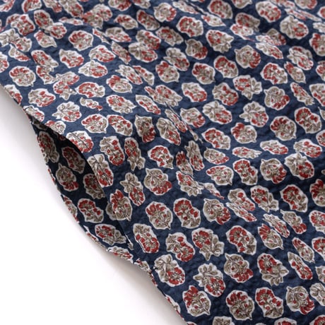 【SALE】【`26春夏新作】ウエスト切り替えワンピース【綿100％・小花】56765N-26S