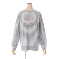 【SALE】【`26春夏新作】トレーナーTシャツ【60カタブクロ・ボーダー】6673-26S