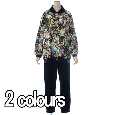 【`25秋冬新作】衿つきパジャマ【40接結・エンジェルビュー】29353P-25A