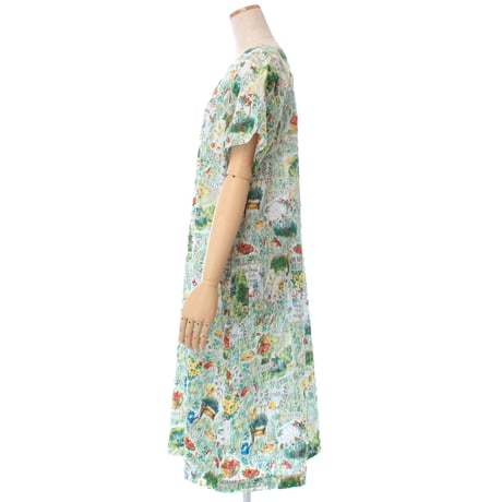 【SALE】ワンピース【80ローンサッカー・ガーデン】56093N-23S
