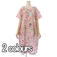 【SALE】Vネックワンピース【80ローンパフサッカー・タウンウォーク】53068N-25S