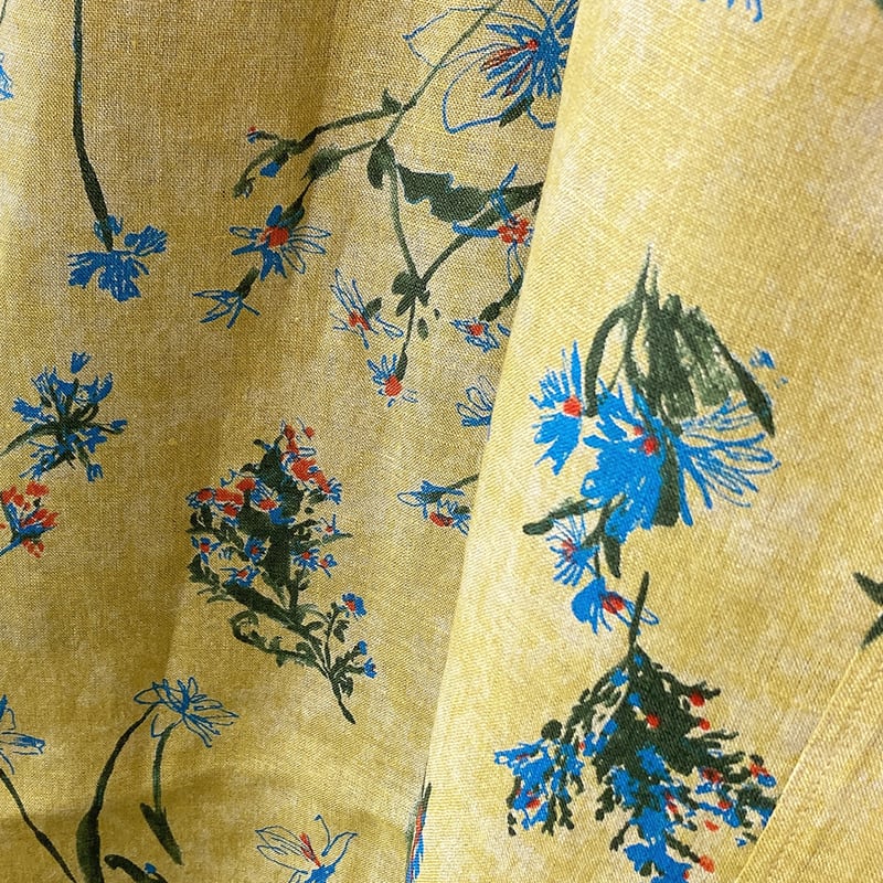 SALE】麻100％ワンピース【フラワー】43629N-22S | TUNIC ～Labor