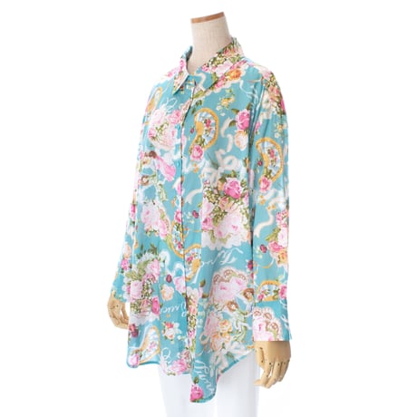 【SALE】長袖チュニックシャツ【80ローン・バラ天使】5104-23S