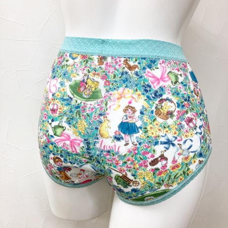 【SALE】のびふわパンツ【60接結・小花メルヘン】1442-24A