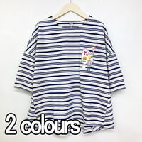 【SALE】【`26春夏新作】6分袖Tシャツ【ワンポイントCoCoちゃん】6342-26S