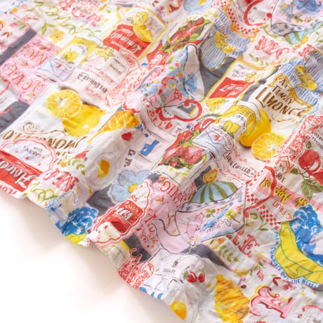 【SALE】【’26春夏新作】フレンチ切り替えワンピース【80ローンサッカー・レモネードGirl】56024N-26S