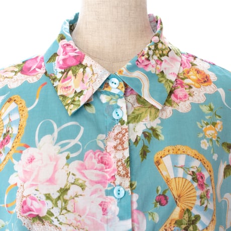 【SALE】長袖チュニックシャツ【80ローン・バラ天使】5104-23S