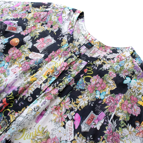 【SALE】7分袖ワンピース【80シルキーローン・メルヘン】46137N-24S