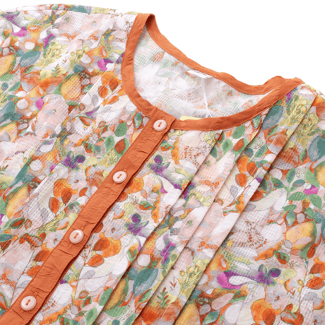 【SALE】【`26春夏新作】フレンチワンピース【綿100％・ワイルド小花】56782N-26S