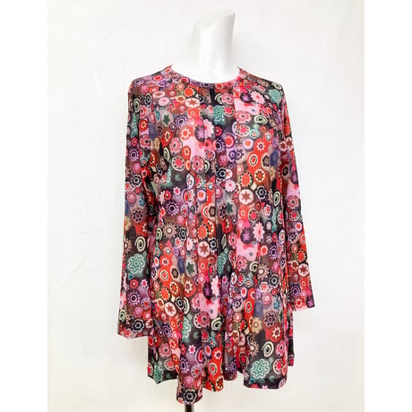 【SALE】オーガンジー風チュニック【シャリ感】5342-15S