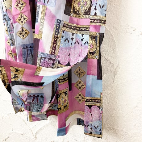 【SALE】シャリ感ワンピース【綿100％】53663N-20S