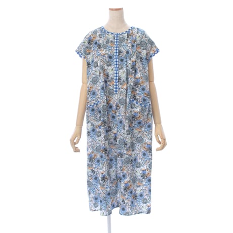 【SALE】【`26春夏新作】フレンチワンピース【綿100％・ワイルド小花】56781N-26S