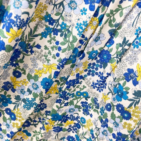 【SALE】コットンワンピース【ブルー小花】56748N-24S