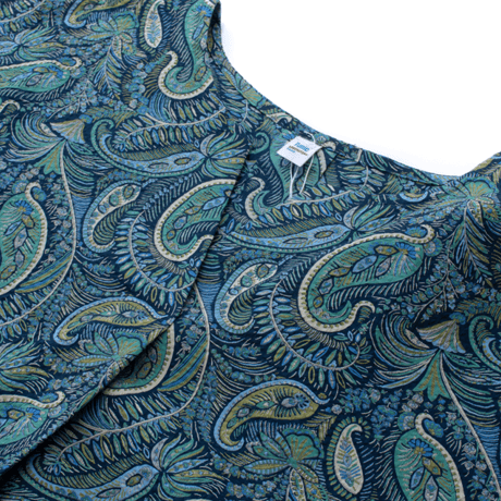 【SALE】【`26春夏新作】フレンチVネックワンピース【綿100％・リバティプリント】53608N-26S