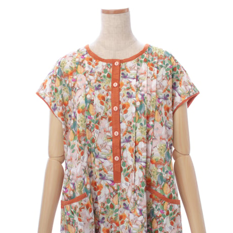 【SALE】【`26春夏新作】フレンチワンピース【綿100％・ワイルド小花】56782N-26S