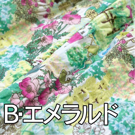 【SALE】【`26春夏新作】7分袖パジャマ【80ローンサッカー・ガーデン小花】26087P-26S