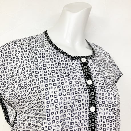 【SALE】【`26春夏新作】フレンチワンピース【綿100％・スクエア】56778N-26S