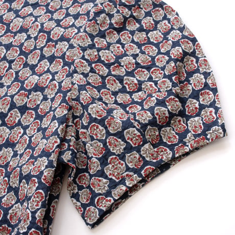 【SALE】【`26春夏新作】ウエスト切り替えワンピース【綿100％・小花】56765N-26S