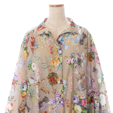 【SALE】長袖羽織り【80シルキーローン・リボンエンジェル】89118-25S