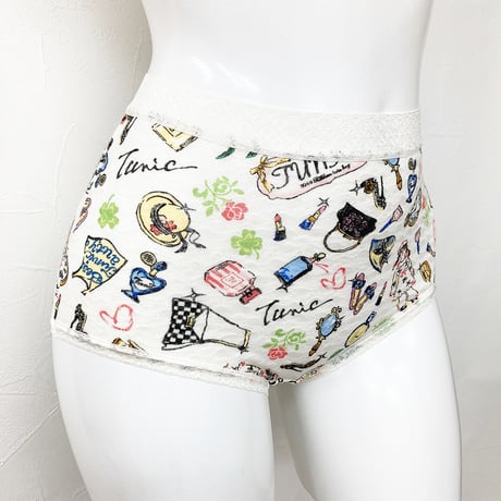 【SALE】のびふわパンツ【メロンジャガード・リボン女子】1438-24S