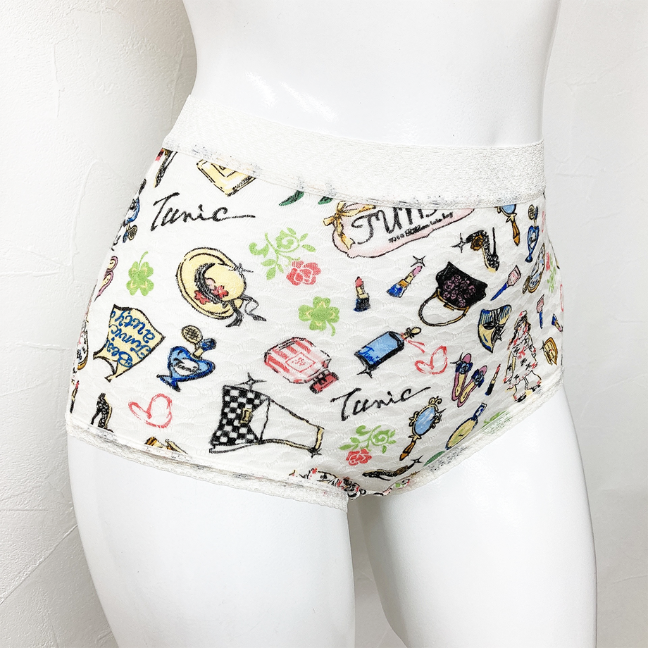 SALE】のびふわパンツ【メロンジャガード・リボン女子】1438-24S