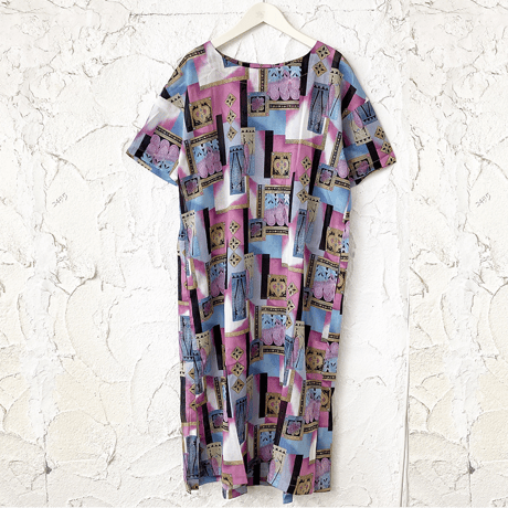 【SALE】シャリ感ワンピース【綿100％】53663N-20S