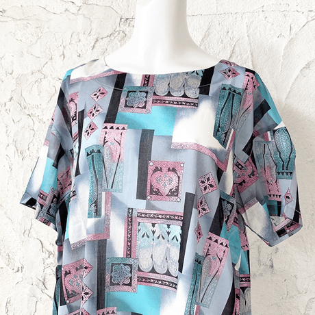 【SALE】シャリ感ワンピース【綿100％】53663N-20S