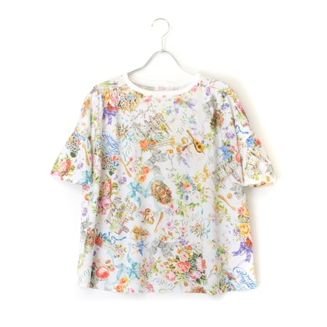 【SALE】フレアTシャツ【80双天竺・マリンラブ】6323-25S