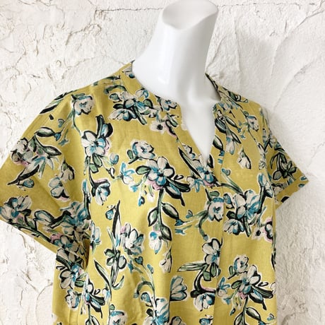 【SALE】ワンピース【綿麻】53733N-22S