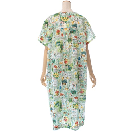 【SALE】ワンピース【80ローンサッカー・ガーデン】56093N-23S