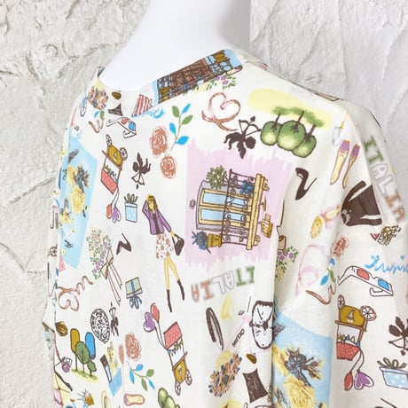 【SALE】5分袖Tシャツ【50強撚フライス・ワールドカフェ】6291-23S