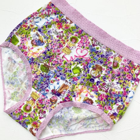 【SALE】のびふわパンツ【60接結・小花メルヘン】1442-24A