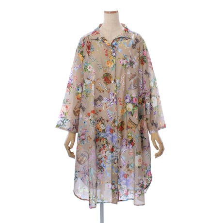 【SALE】長袖羽織り【80シルキーローン・リボンエンジェル】89118-25S