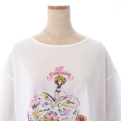 【SALE】【`26春夏新作】5分袖Tシャツ【ワンポイントCoCoちゃん】6345-26S