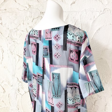 【SALE】シャリ感ワンピース【綿100％】53663N-20S