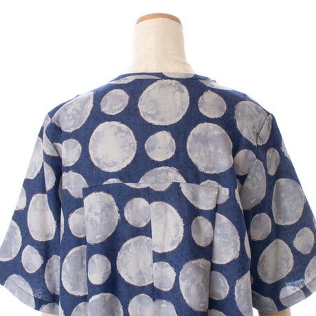【SALE】6分袖ワンピース【コットンリネン・サマービエラ】56750N-25S