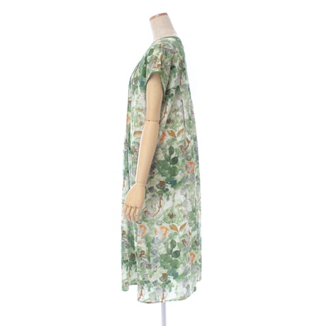 【SALE】【`26春夏新作】フレンチワンピース【綿100％・手書きフラワー】56784N-26S