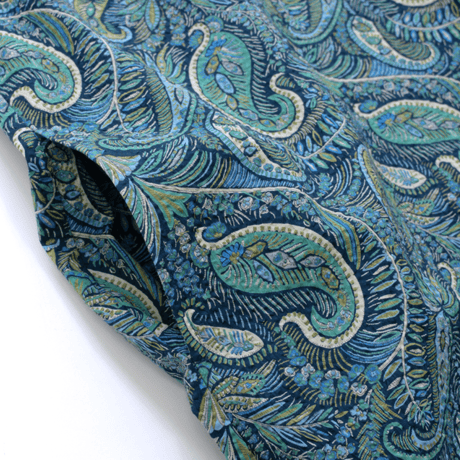 【SALE】【`26春夏新作】フレンチVネックワンピース【綿100％・リバティプリント】53608N-26S