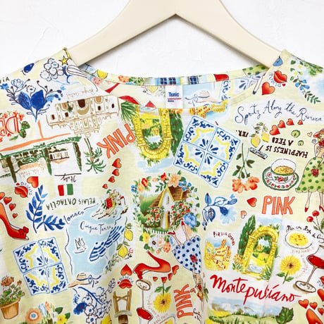 【'26春夏新作】6分袖Tシャツ【100双天竺・マリンカフェ】6347-26S