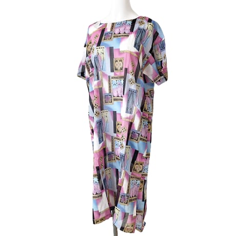 【SALE】シャリ感ワンピース【綿100％】53663N-20S