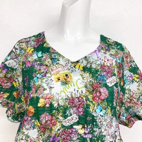 【SALE】ワンピース【80ローンパフサッカー・メルヘン】53064N-24S