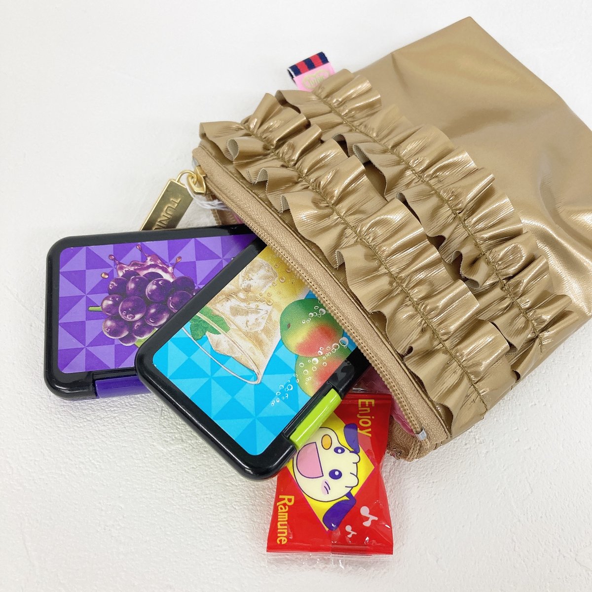 ボーダーズアットバルコニー❤️ブラミンク　好き　ボディケア　ポーチ　セット ミルク】ポケットポーチ【定番】11322 | TUNIC ～Laboratory ; CoCo～