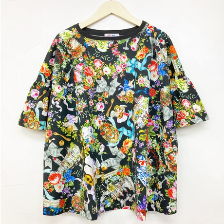 【SALE】フレアTシャツ【80双天竺・マリンラブ】6323-25S