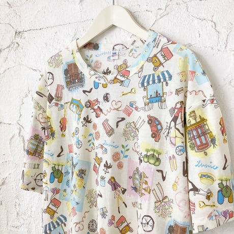 【SALE】5分袖Tシャツ【50強撚フライス・ワールドカフェ】6291-23S