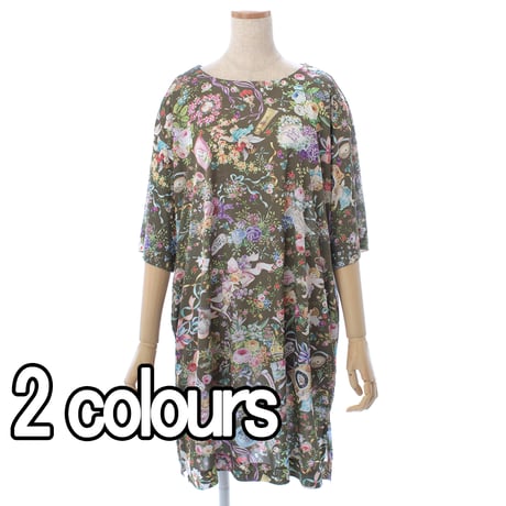 tunic ルームウェア ルームウェア レディース 半袖 サーマル ワッフル チュニック