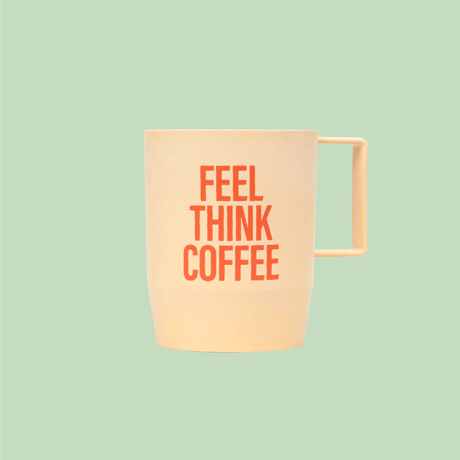 "FEEL THINK COFFEE" リユースカップ（produced by 岩嵜紙器）