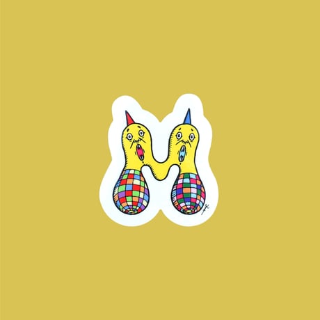M/A/N/U Alphabet Sticker (artwork by Yoshi47)