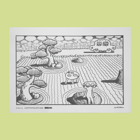 ESDRO "Soft Car" Risograph Poster (A3)