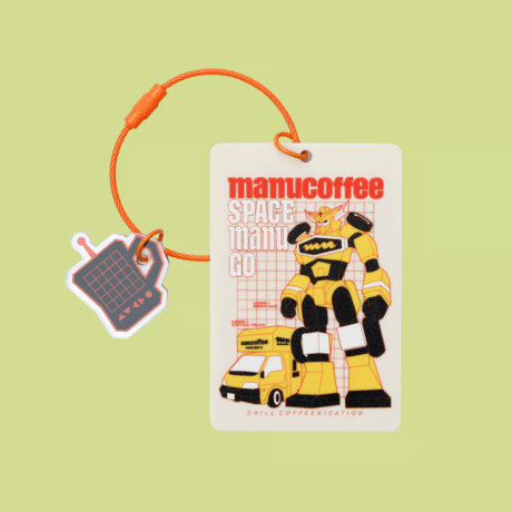"SPACE MANU GO" Acrylic Key Holder