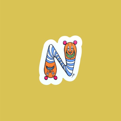 M/A/N/U Alphabet Sticker (artwork by Yoshi47)